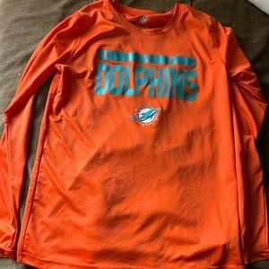 Boys Miami Dolphins long sleeve shirt
